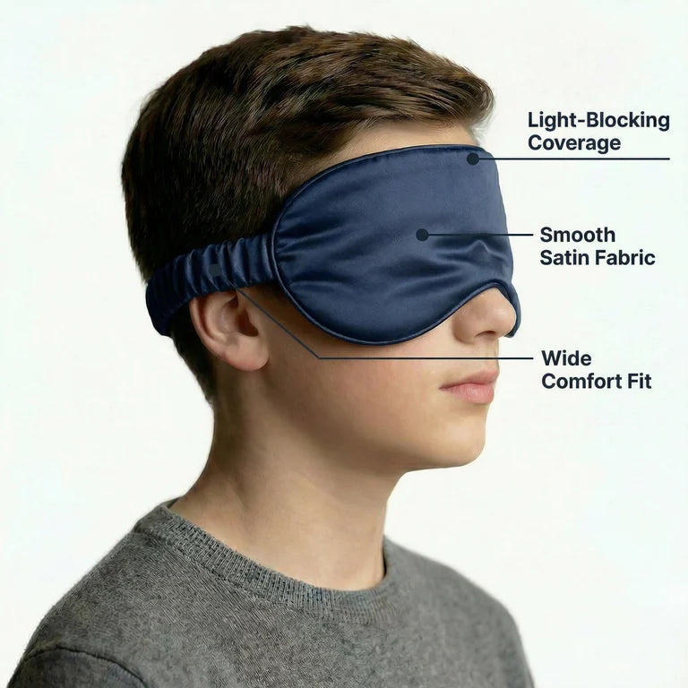 JaVin Sleep Mask - Full Blackout, Comfy Fit