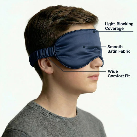 JaVin Sleep Mask - Full Blackout, Comfy Fit